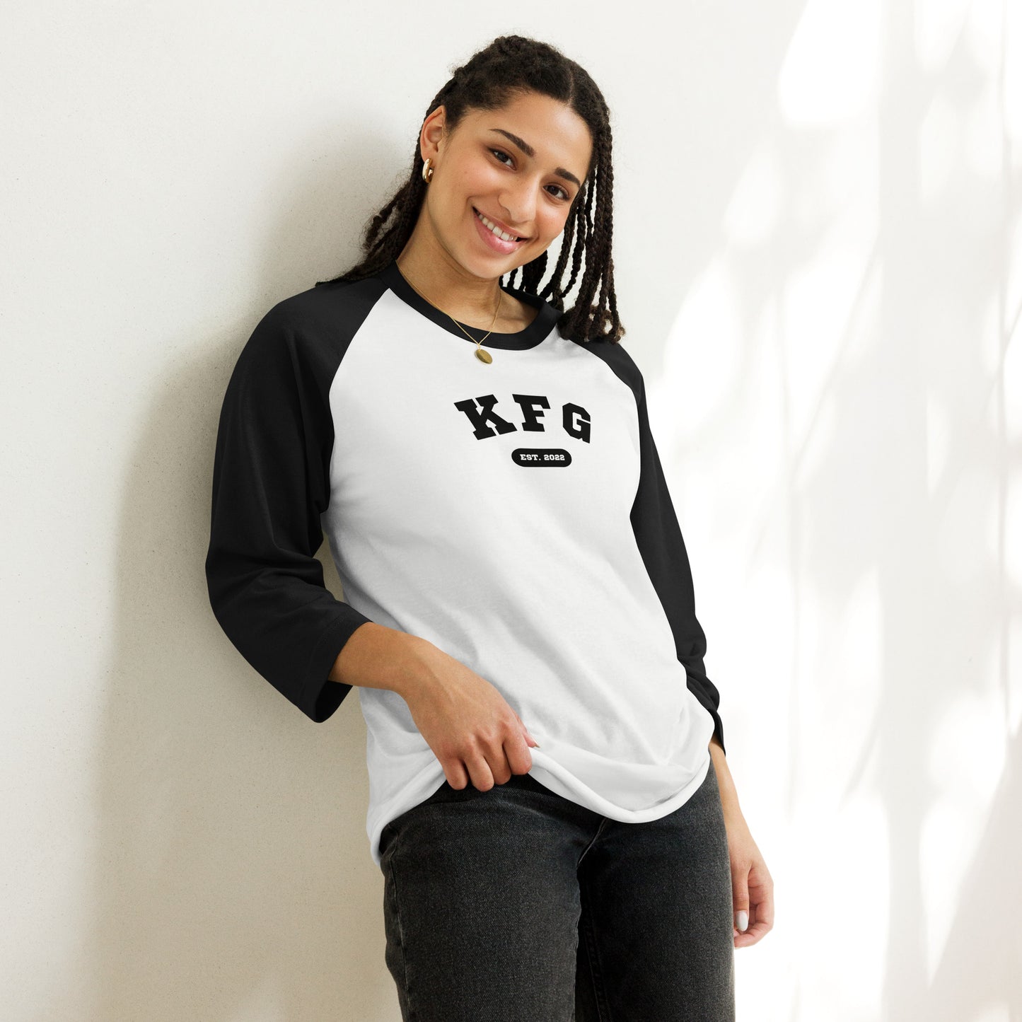 3/4 sleeve raglan shirt - KFG