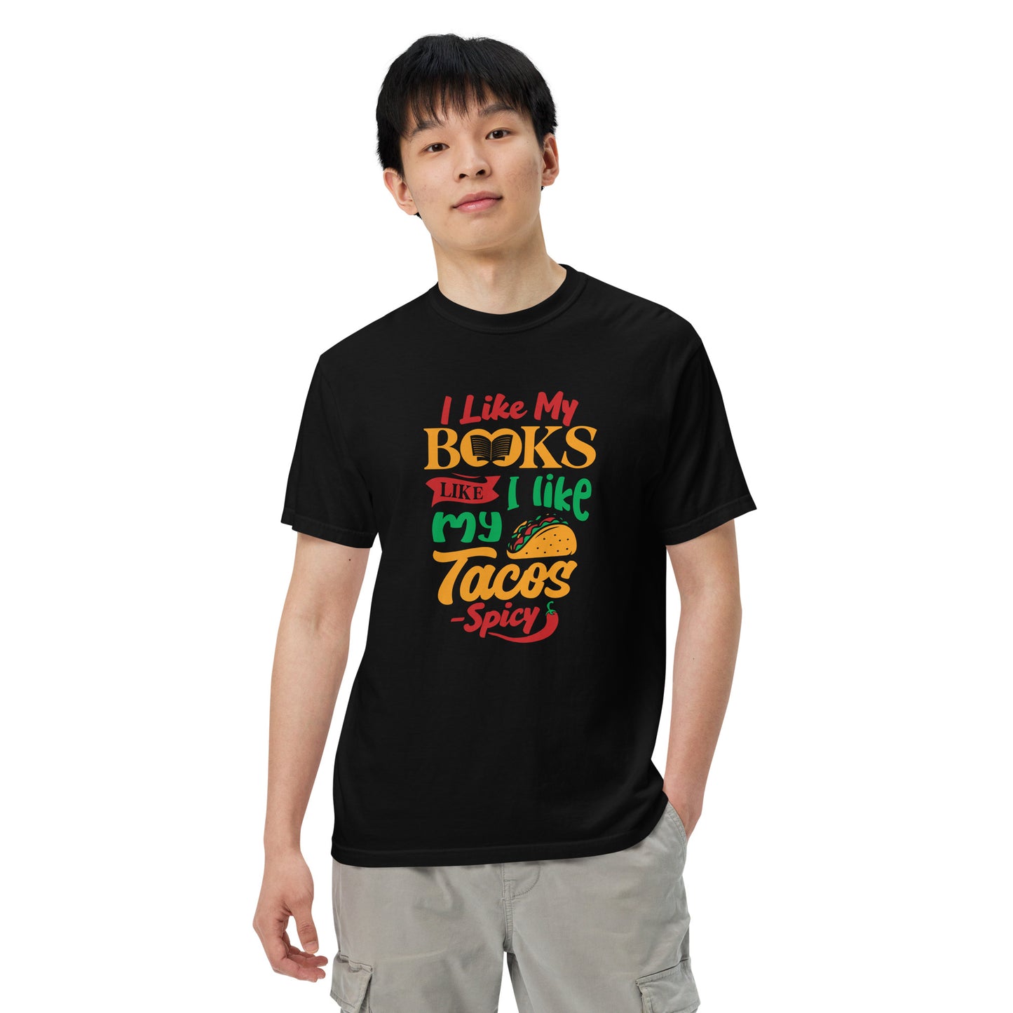 Unisex heavyweight t-shirt-Spicy Tacos