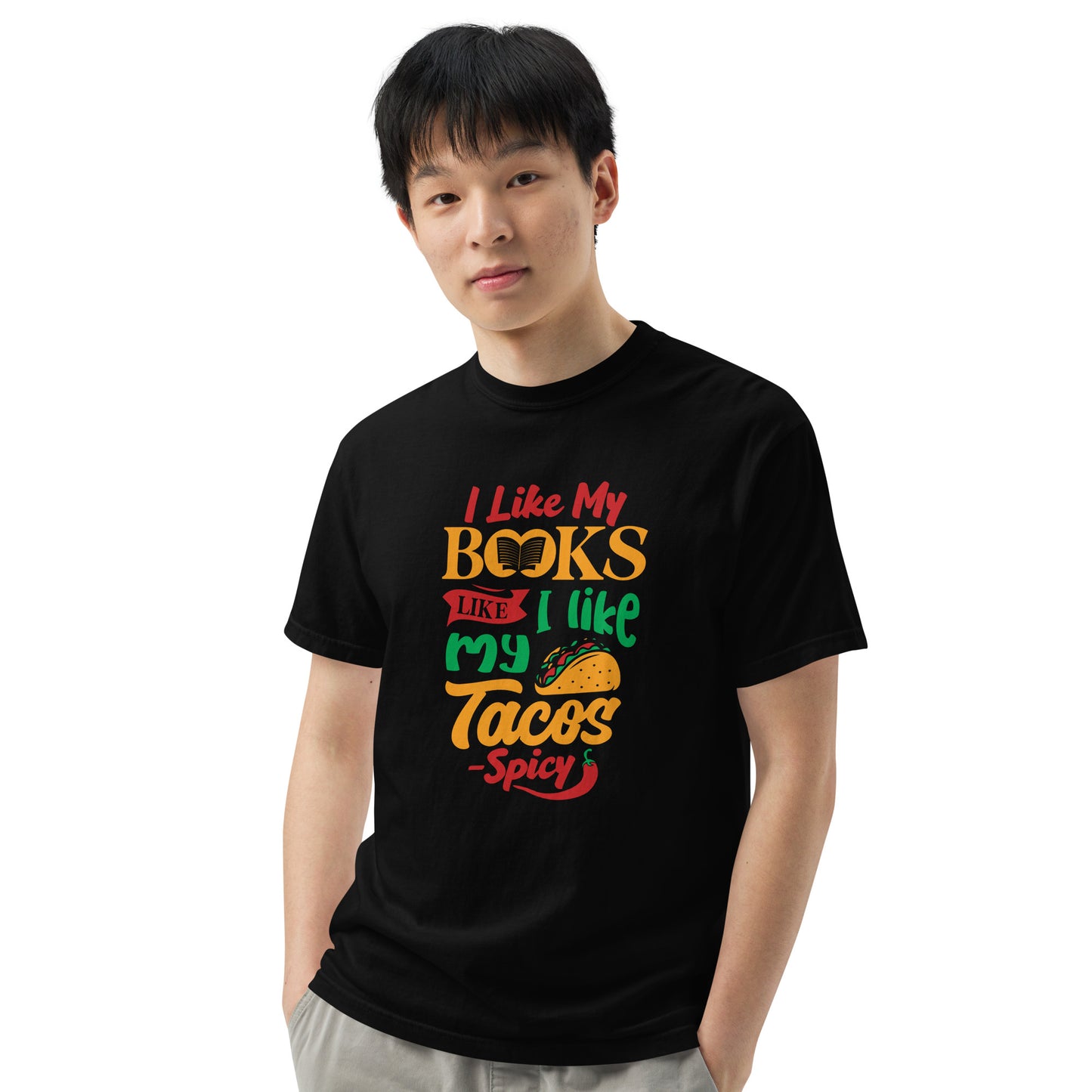 Unisex heavyweight t-shirt-Spicy Tacos