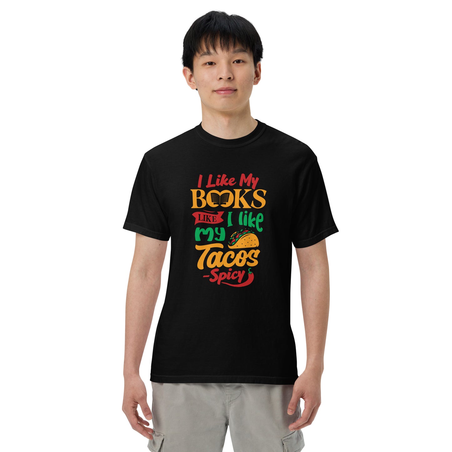 Unisex heavyweight t-shirt-Spicy Tacos