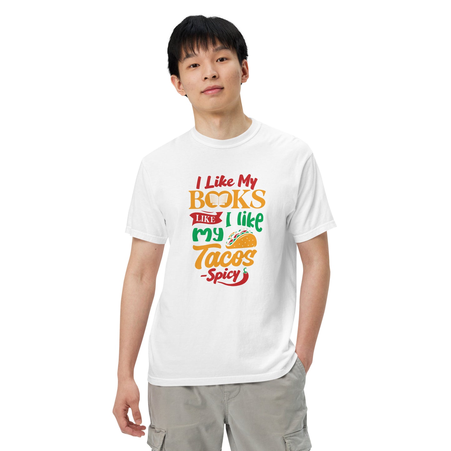 Unisex heavyweight t-shirt-Spicy Tacos