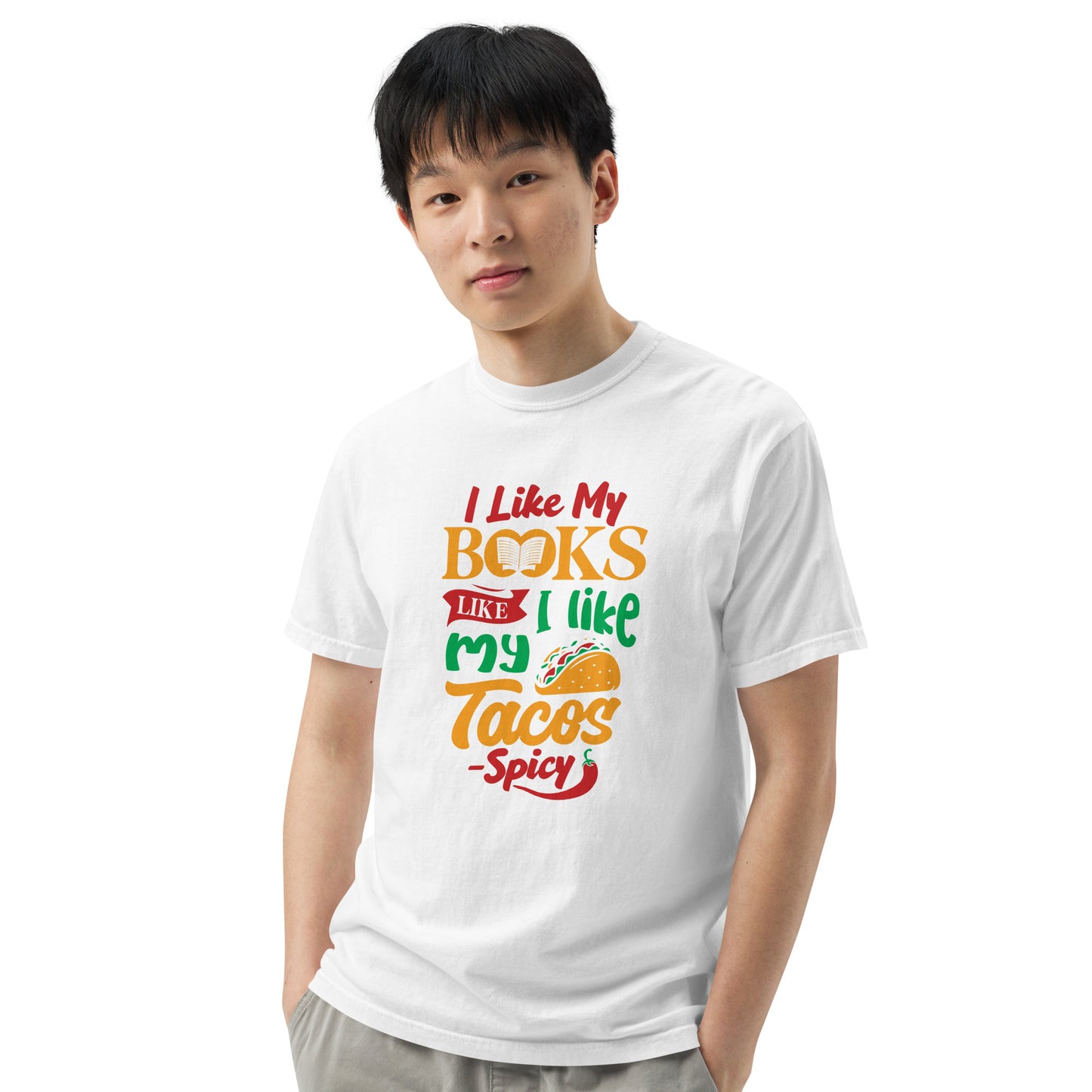 Unisex heavyweight t-shirt-Spicy Tacos