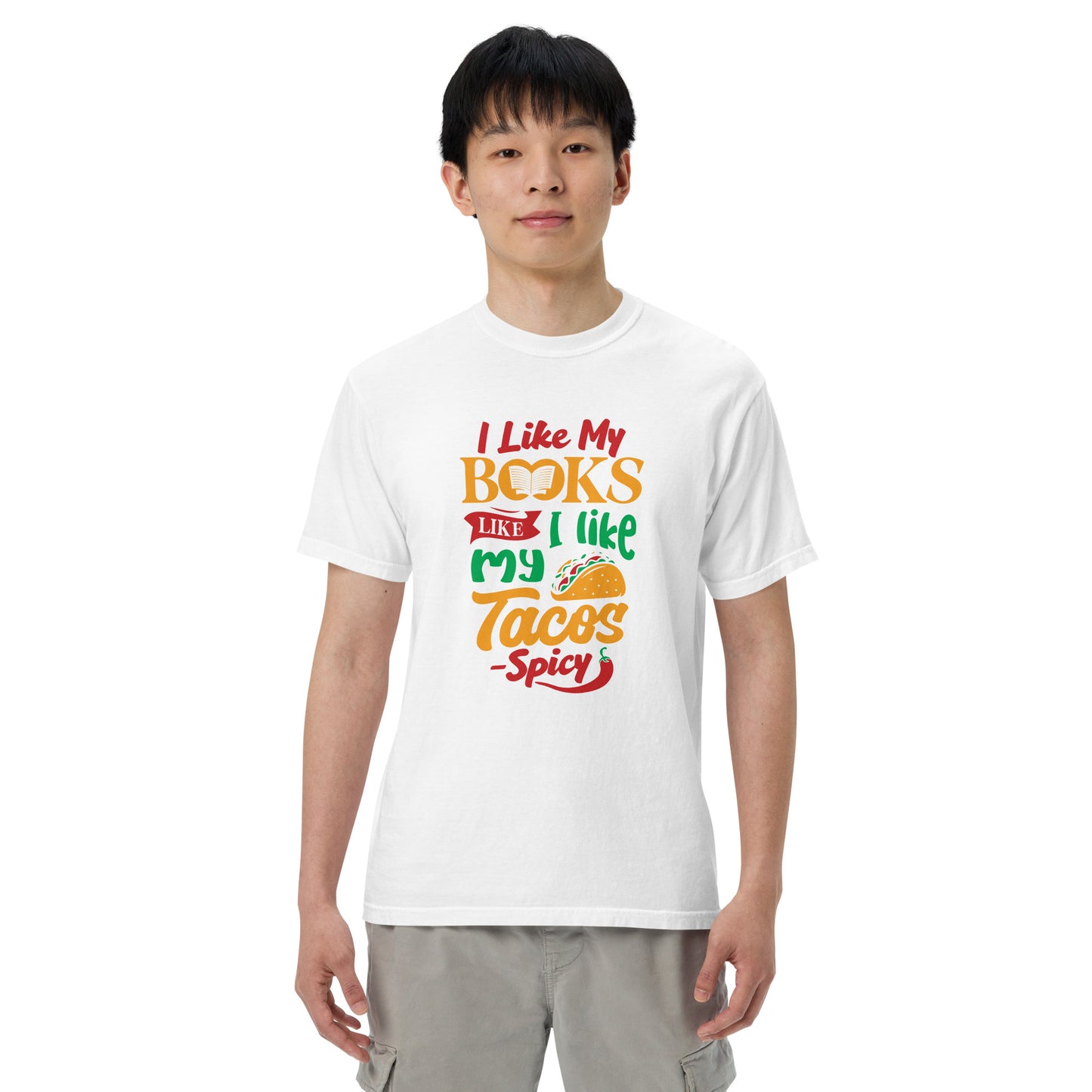 Unisex heavyweight t-shirt-Spicy Tacos