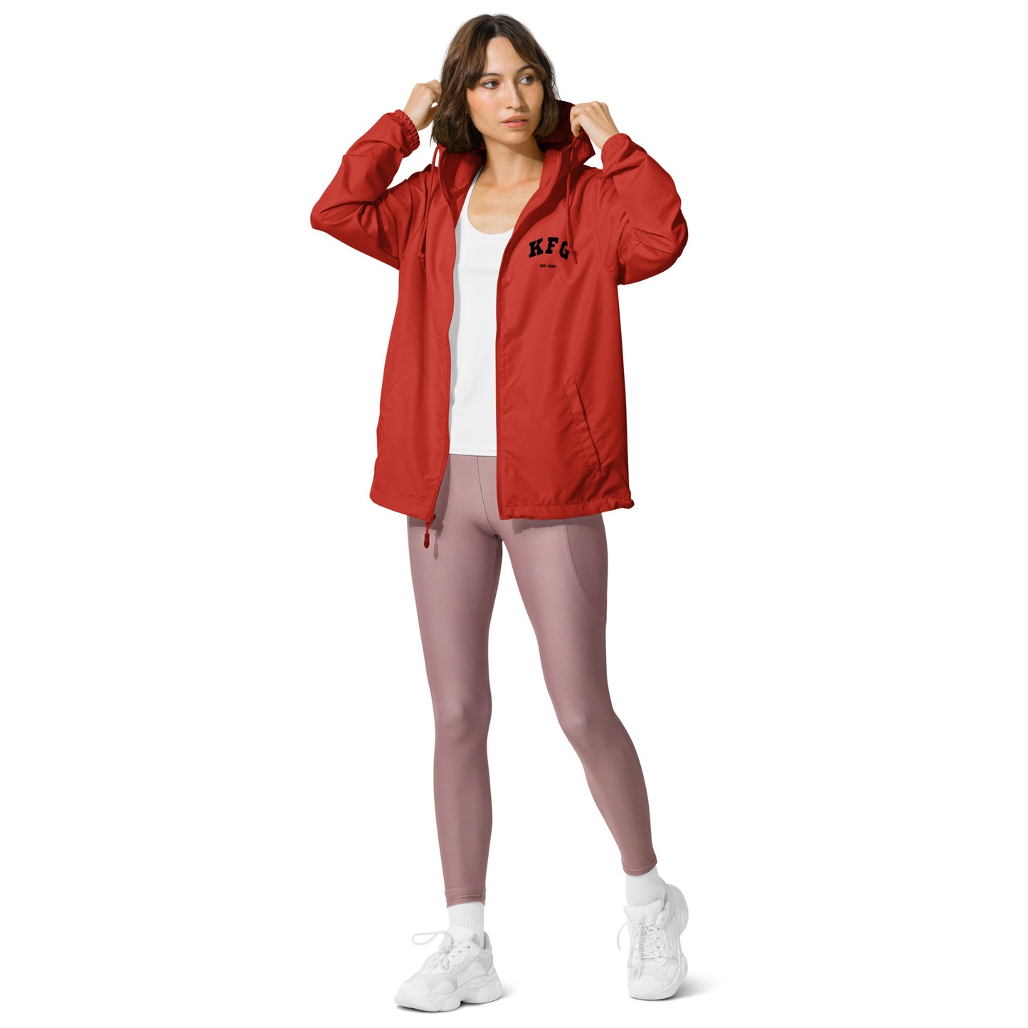 KFG Unisex lightweight zip up windbreaker