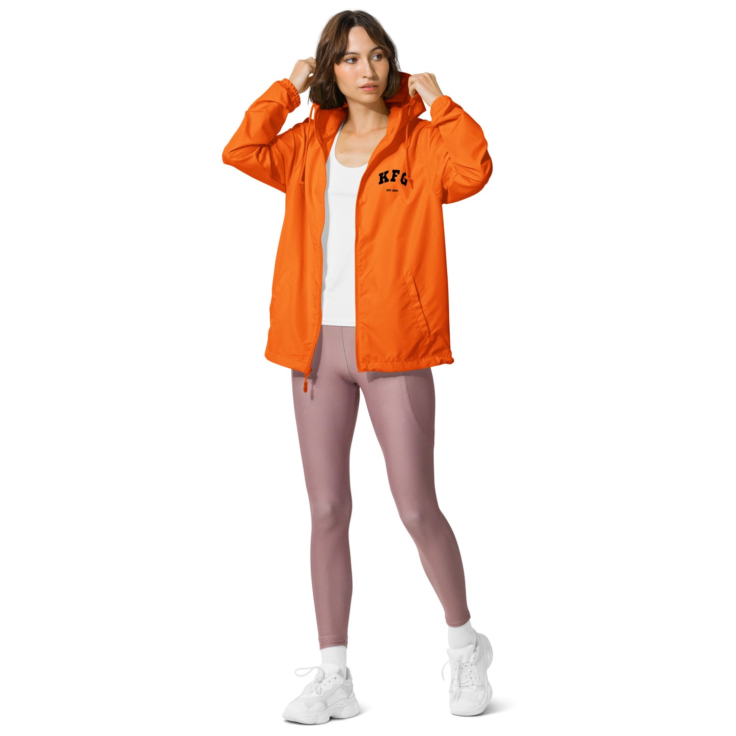 KFG Unisex lightweight zip up windbreaker