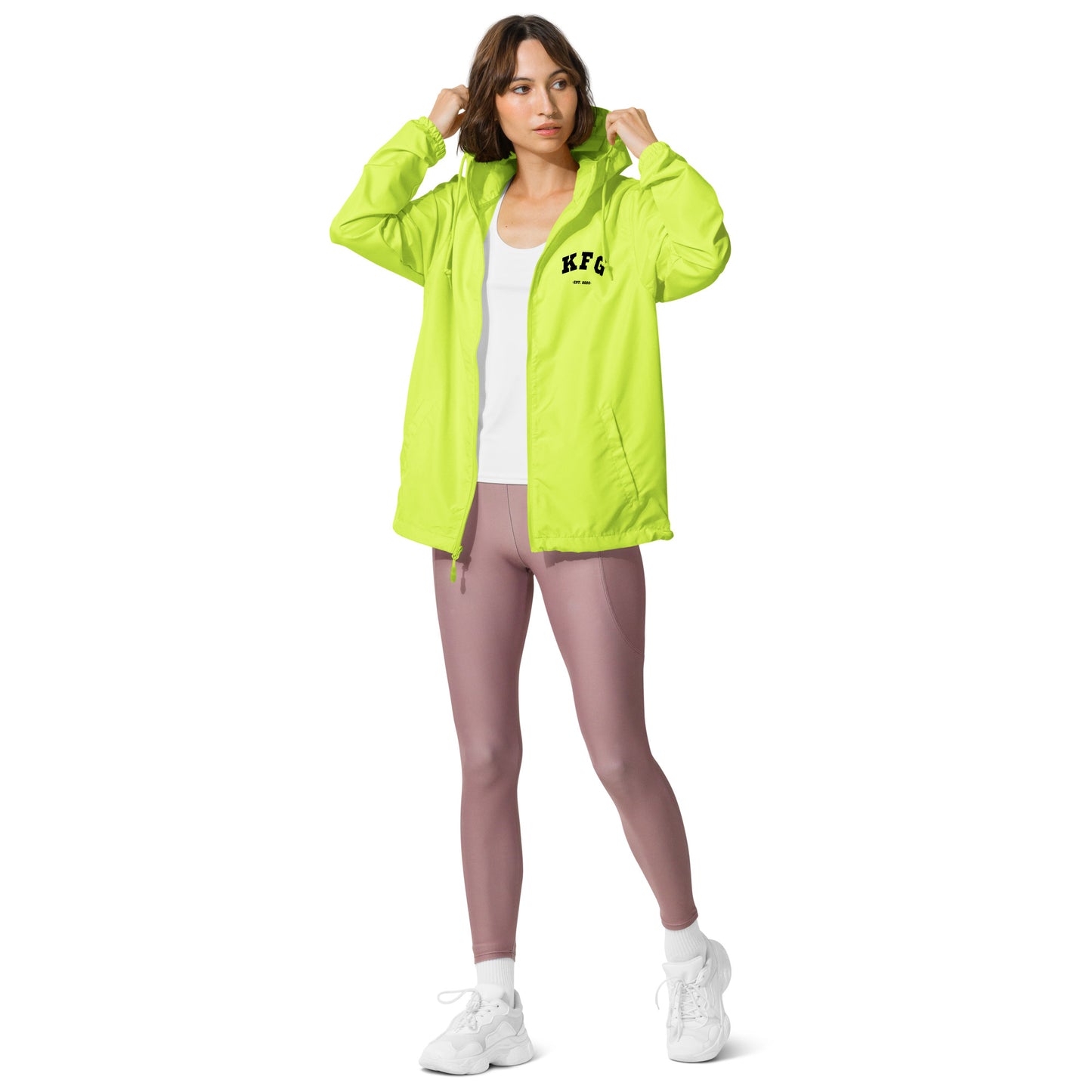KFG Unisex lightweight zip up windbreaker