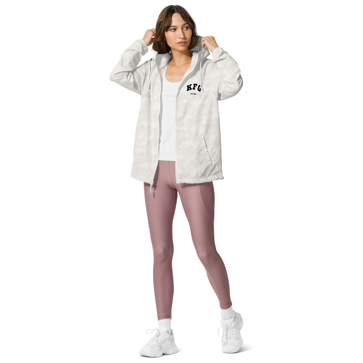KFG Unisex lightweight zip up windbreaker