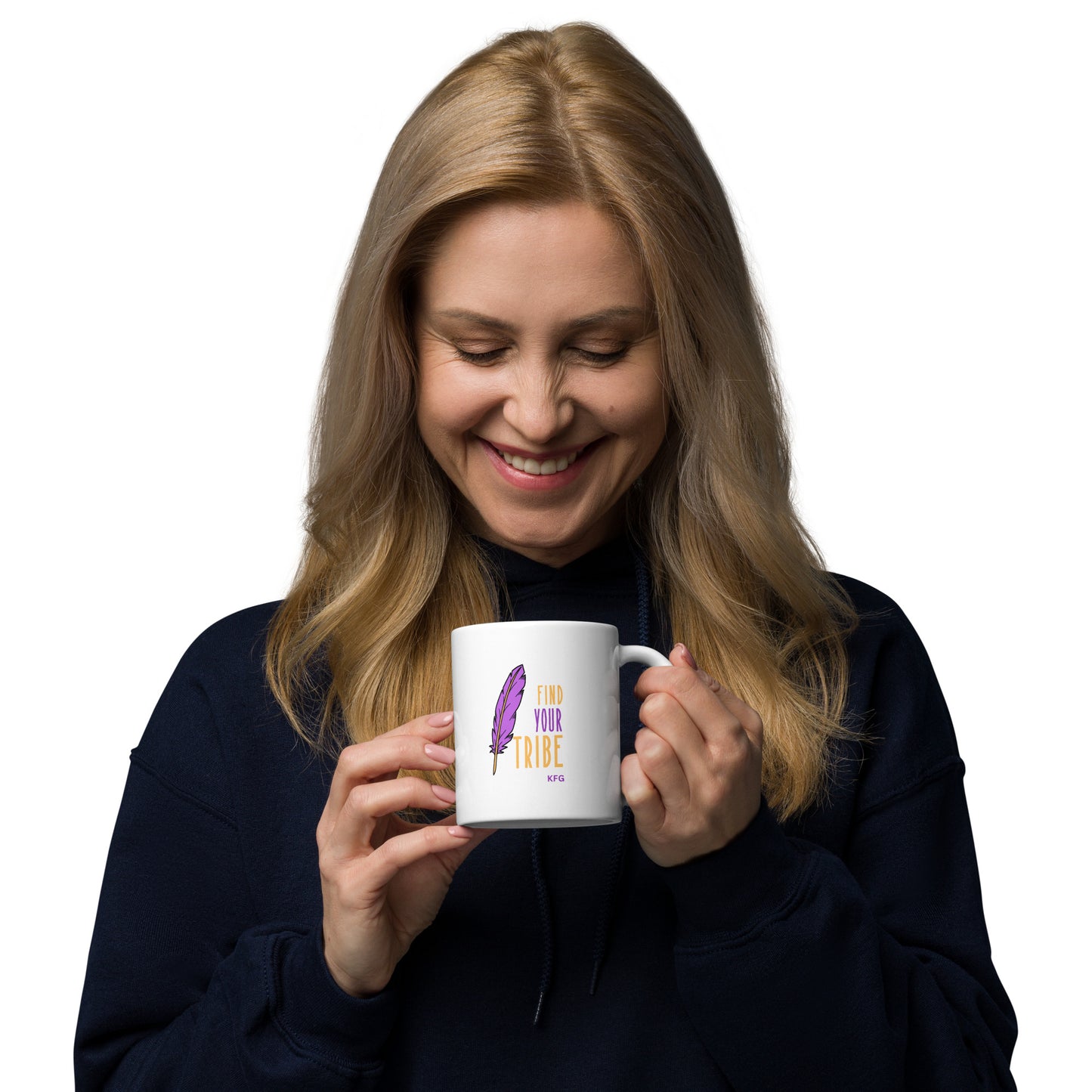 KFG White glossy mug