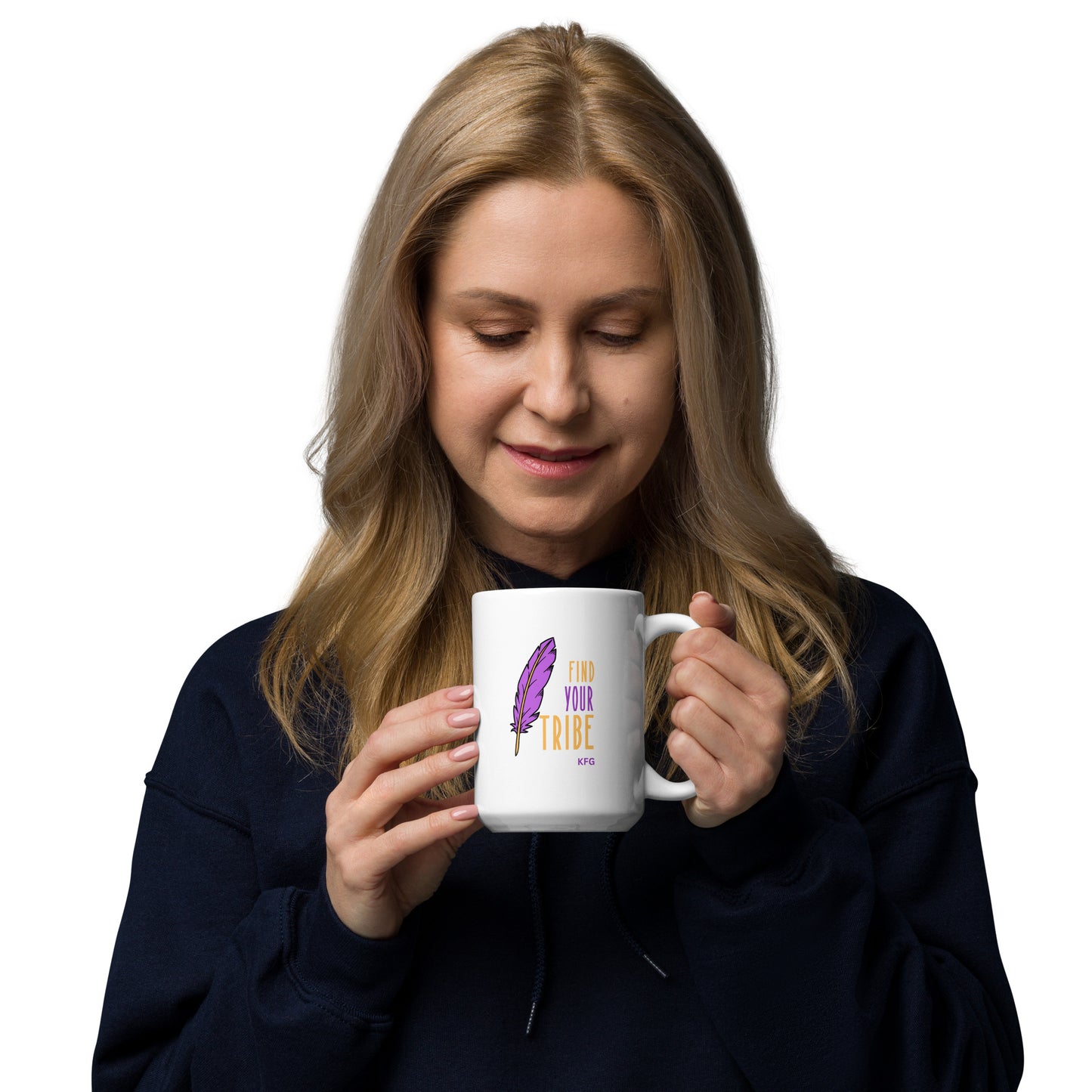 KFG White glossy mug