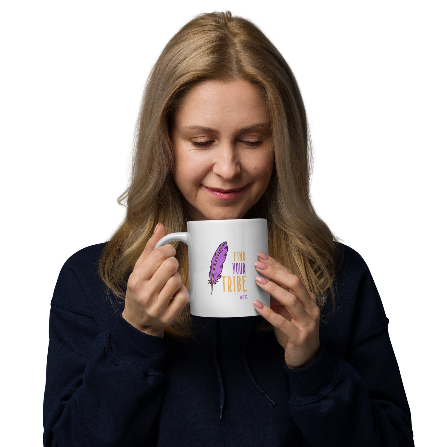 KFG White glossy mug