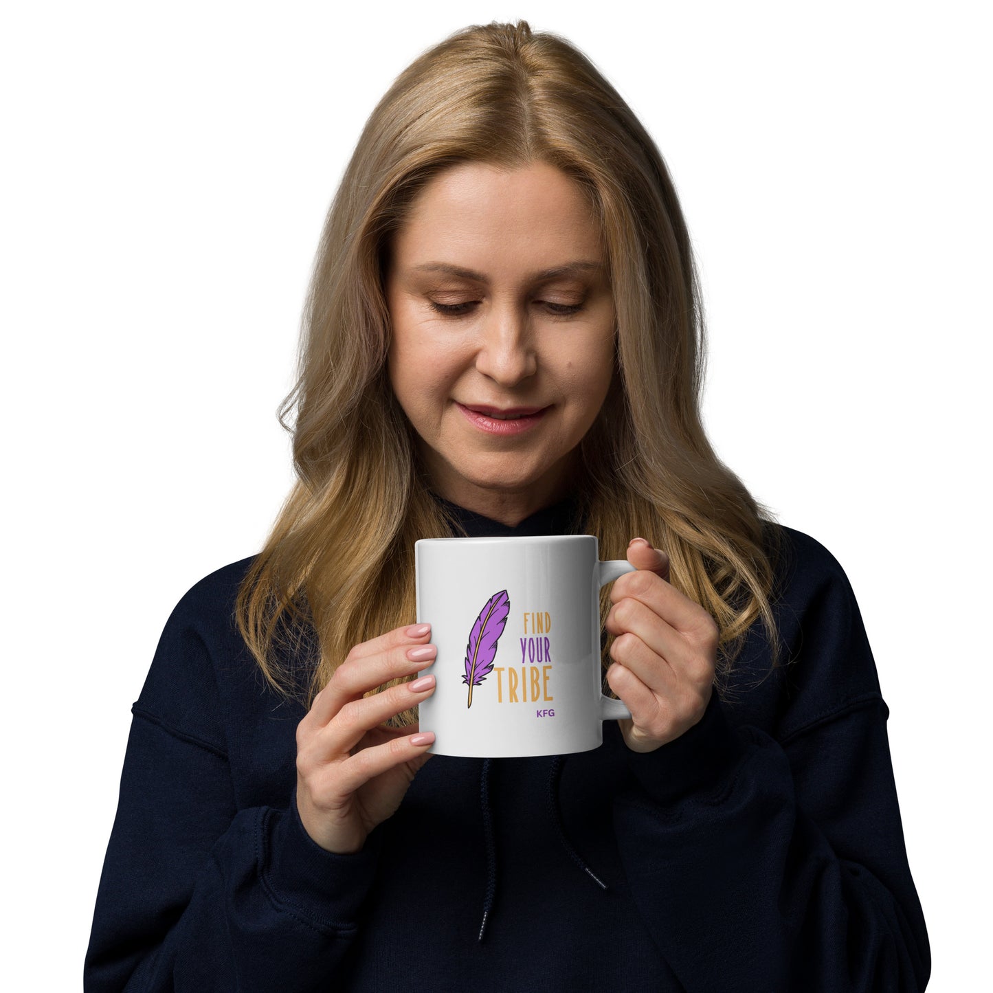 KFG White glossy mug