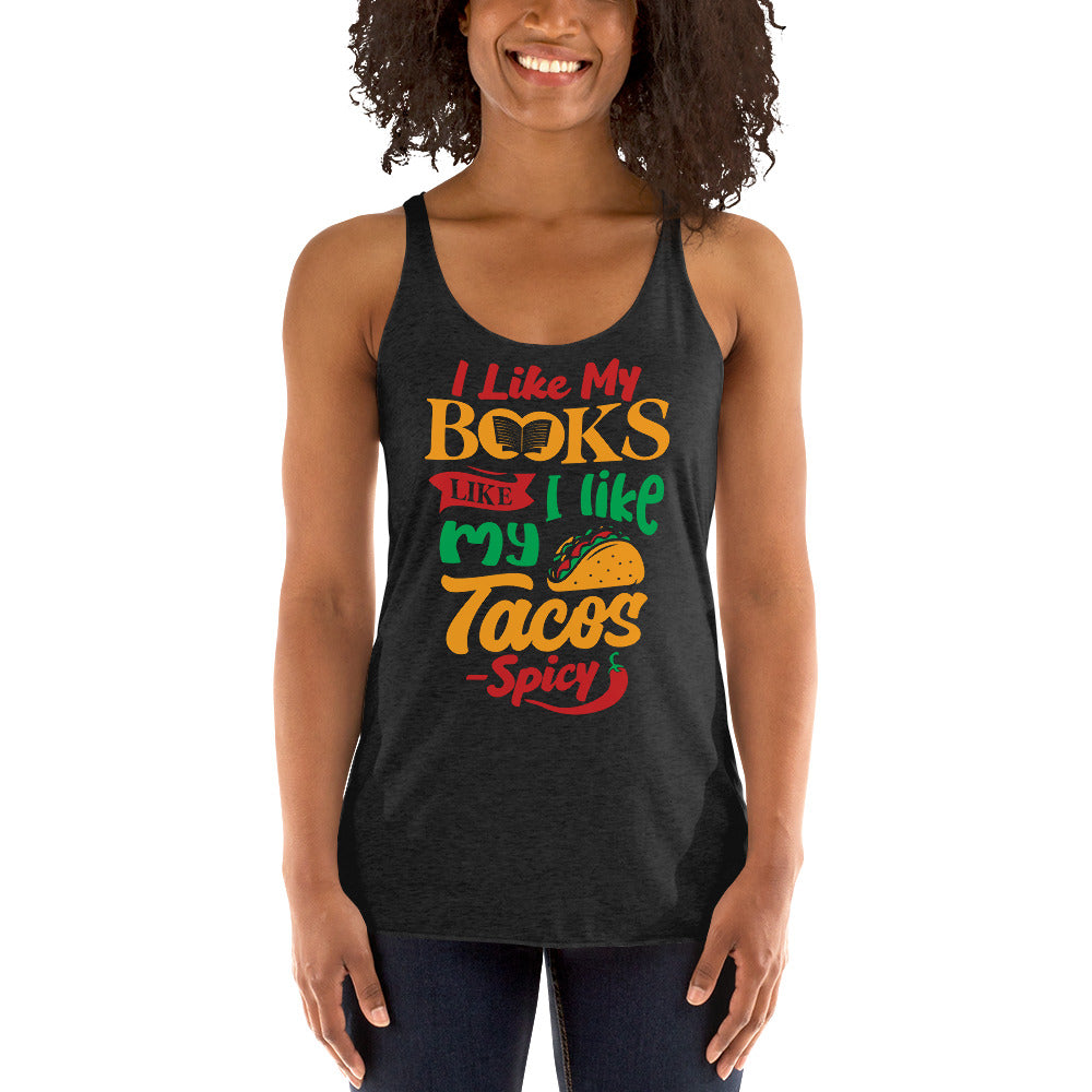 Women's Racerback Tank - Spicy Tacos